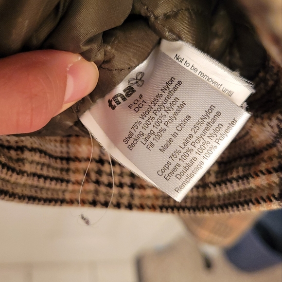 TNA wool plaid coat - Picture 6 of 6